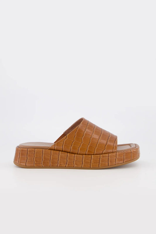 Bronwyn | Josephine | Tan Croc | Palm Boutique