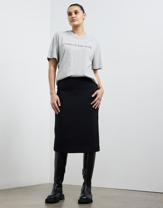 Camilla and Marc | Asher Tee | Grey Marle | Palm Boutique