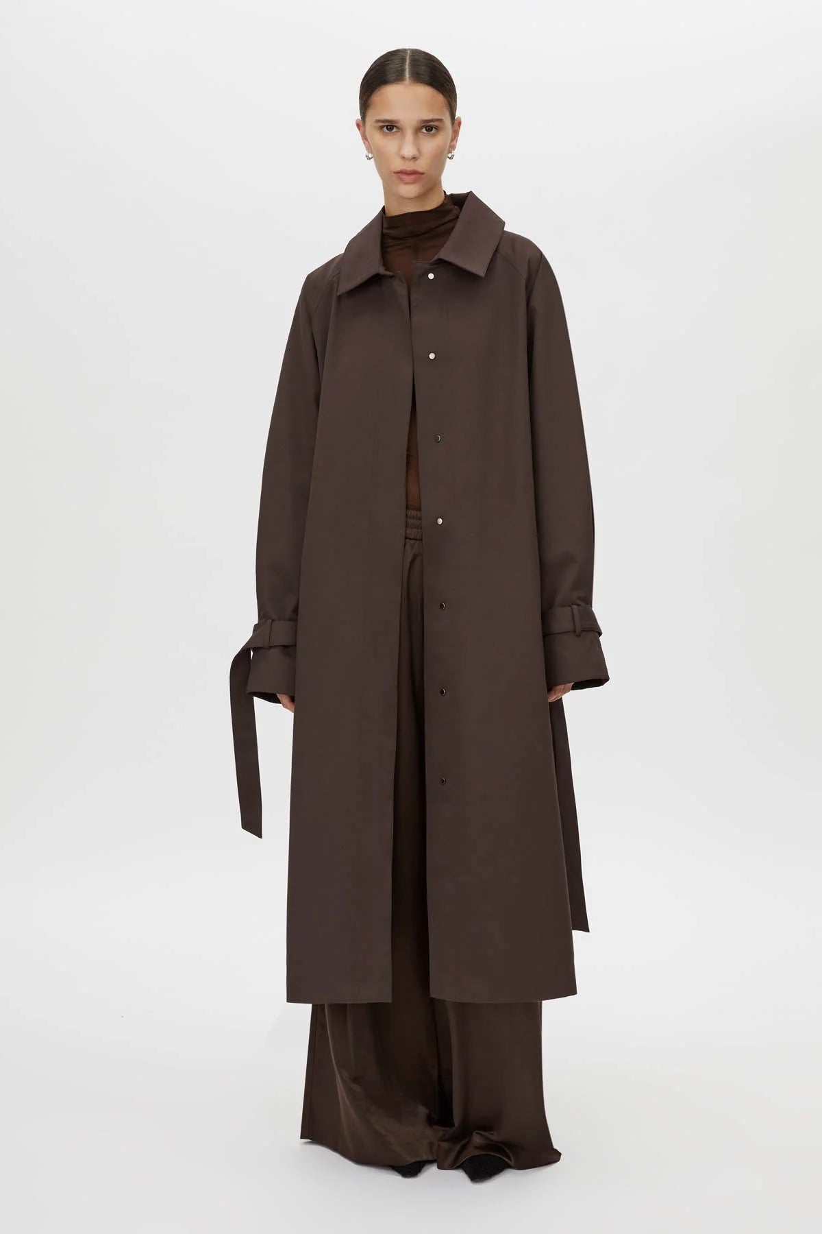 Camilla and Marc | Dia Car Coat | Bitter Chocolate | Palm Boutique
