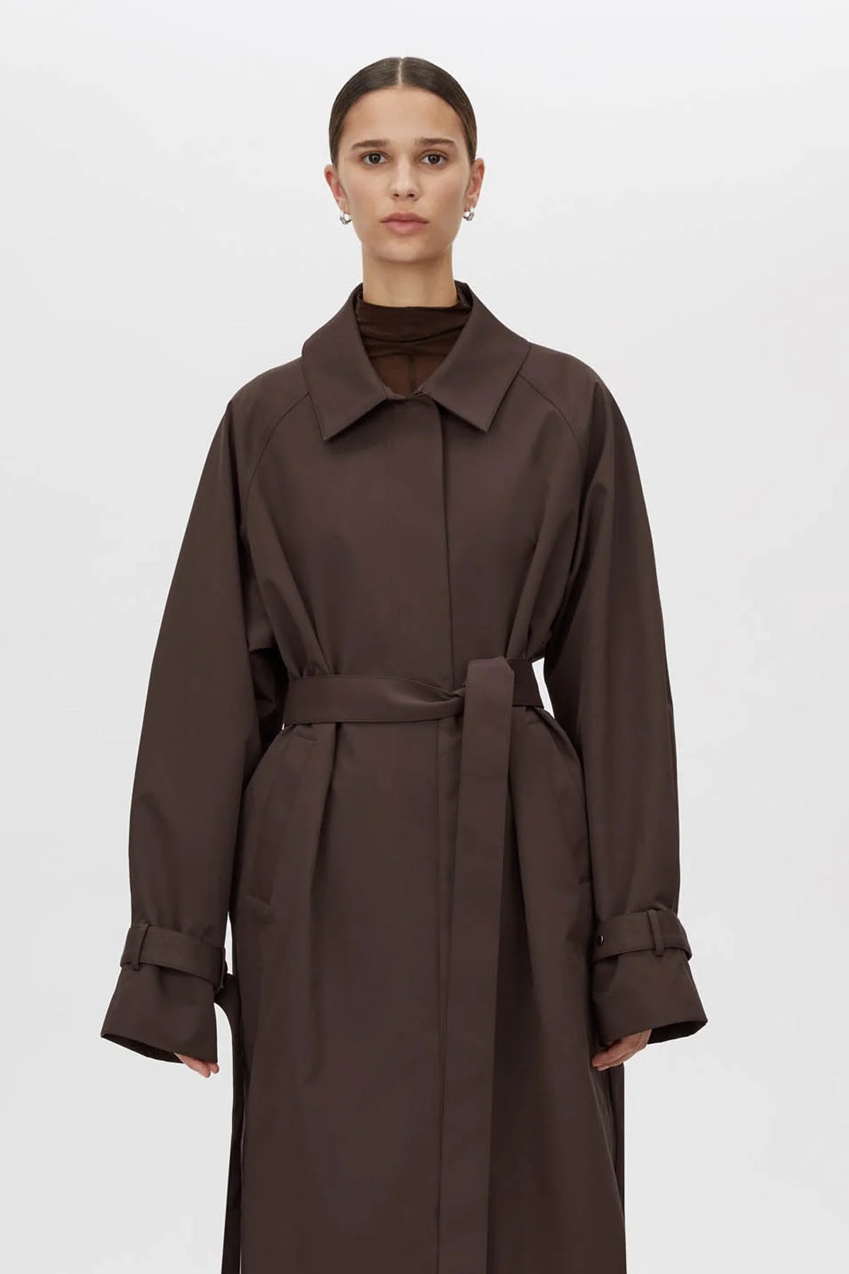 Camilla and Marc | Dia Car Coat | Bitter Chocolate | Palm Boutique