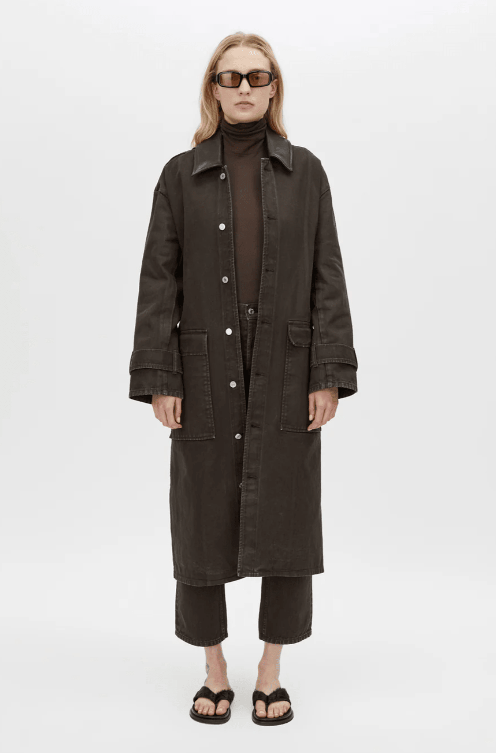 Camilla and Marc | Enzo Denim Coat | Espresso | Palm Boutique