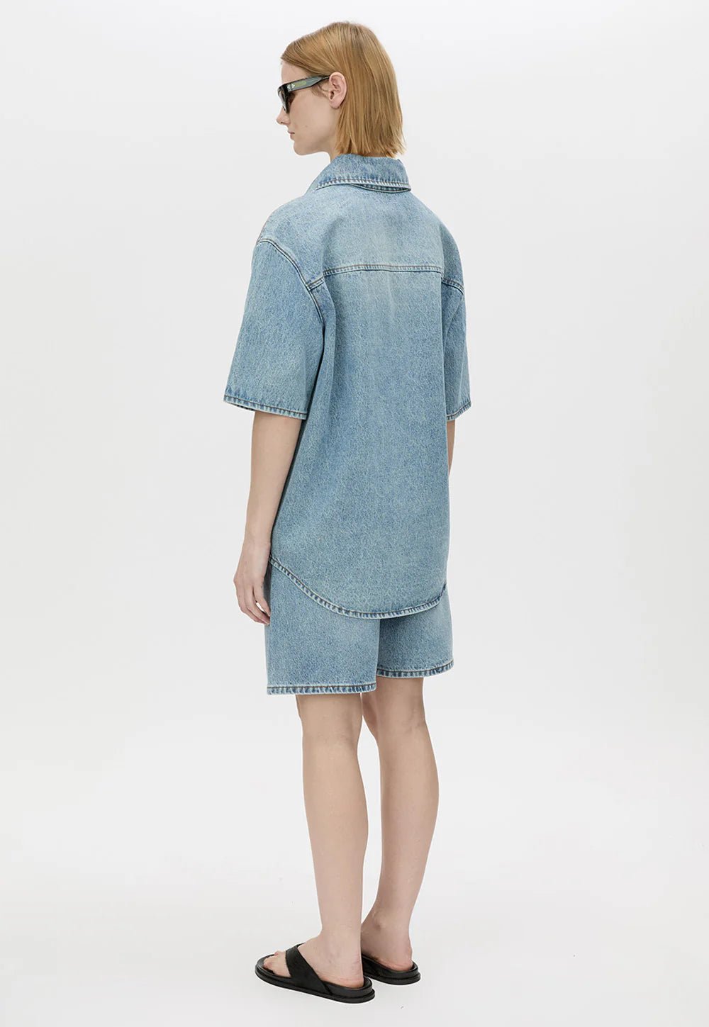 Camilla and Marc | Ezra Denim Short | Light Vintage Blue | Palm Boutique