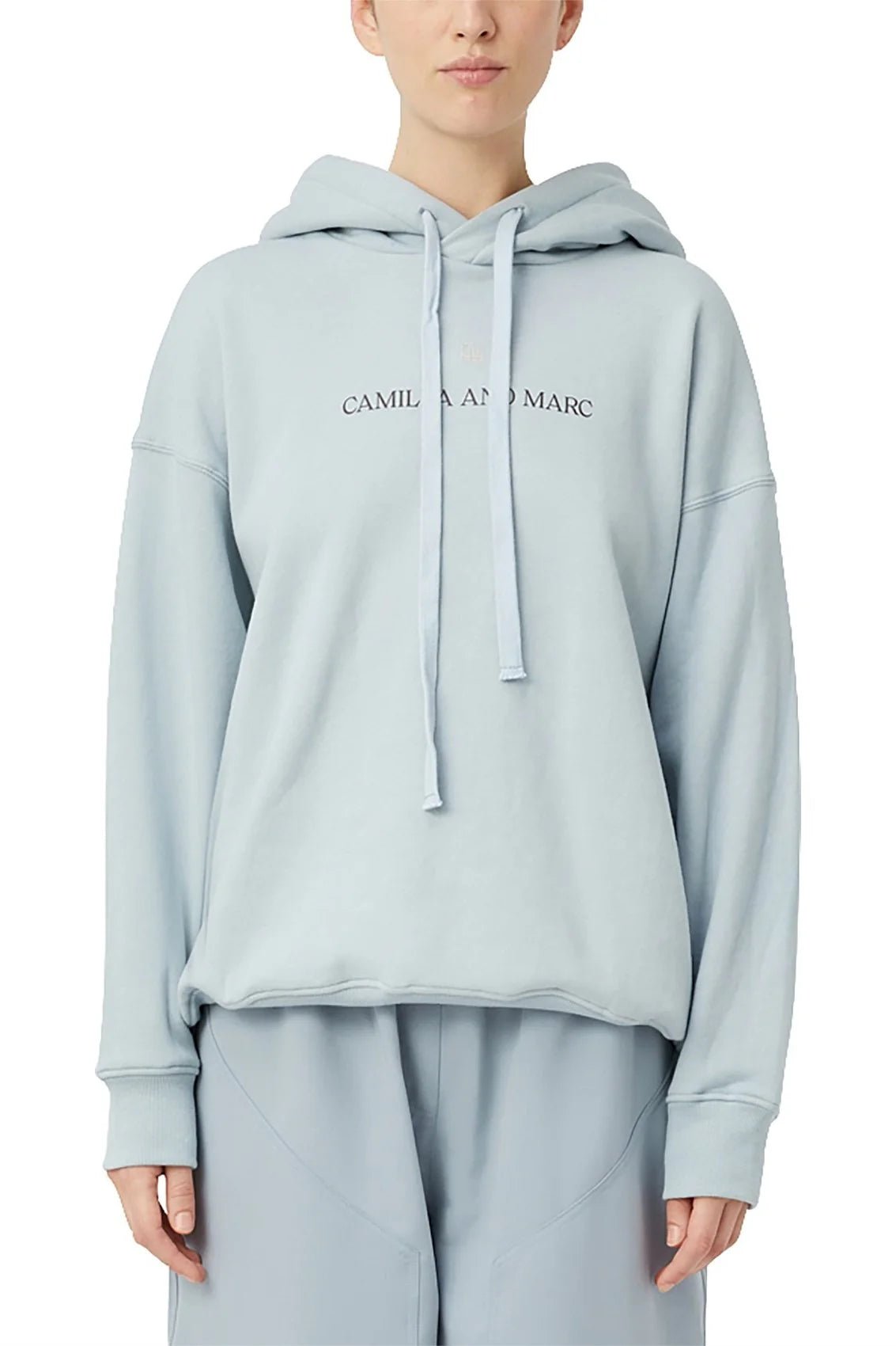 Camilla and Marc | Grayson Logo Hoodie | Misty Blue | Palm Boutique