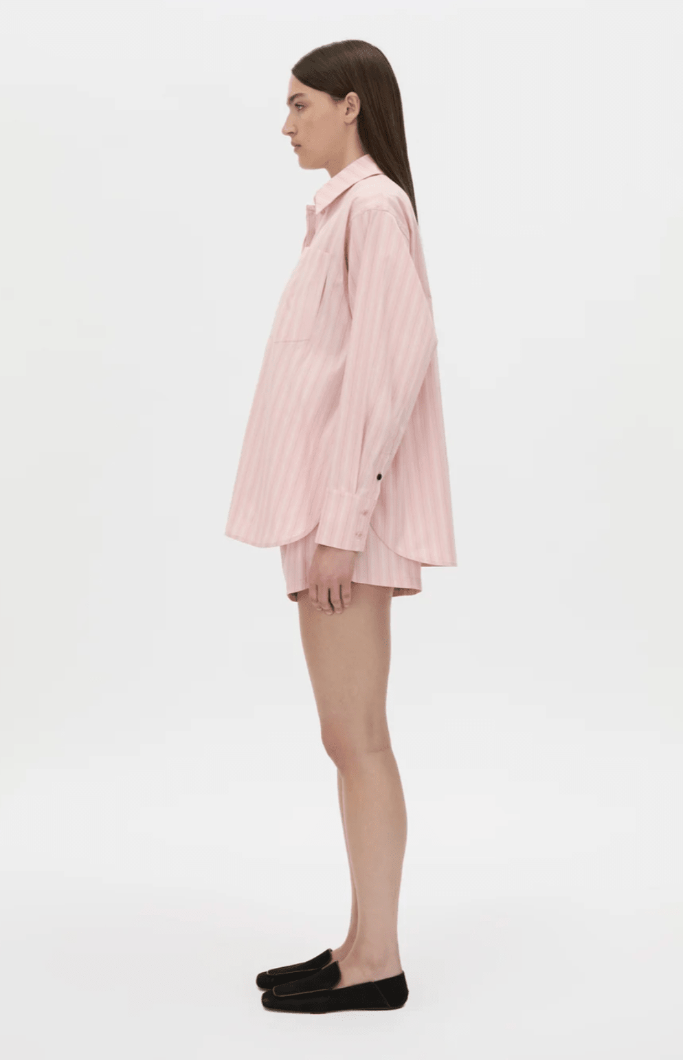 Camilla and Marc | Jenie Stripe Shirt | Light Rose Stripe | Palm Boutique