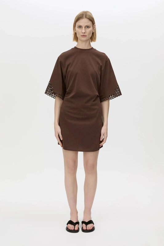 Camilla and Marc | Lolani Mini Tee Dress | Chocolate | Palm Boutique