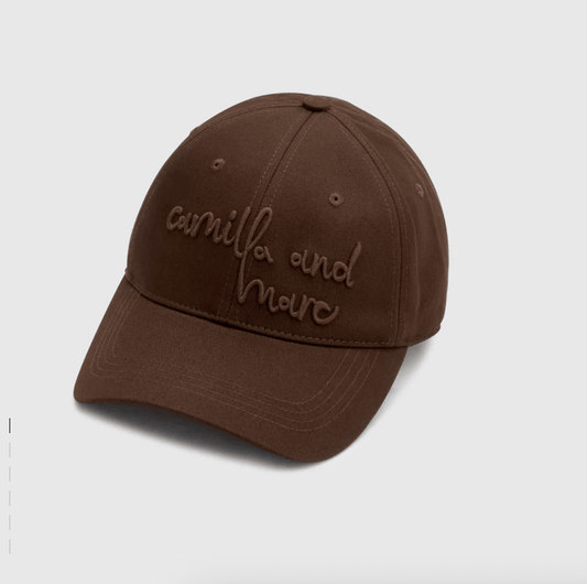 Camilla and Marc | Maren Embroidered Cap | Chocolate | Palm Boutique