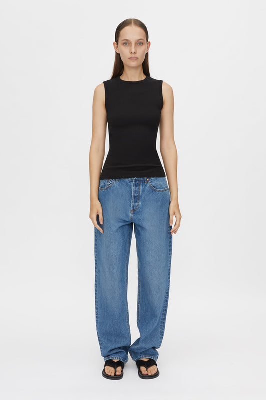Camilla and Marc | Nora Crew Tank | Black | Palm Boutique