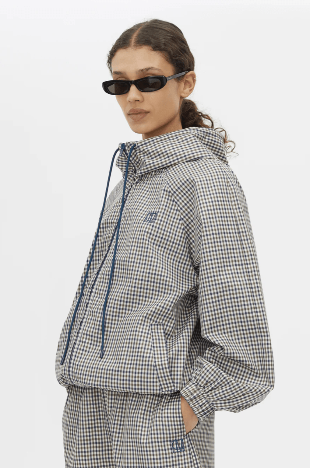 Camilla and Marc | Pierce Check Anorak | Birch Check | Palm Boutique
