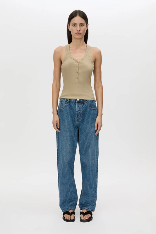 Camilla and Marc | Rhodes Denim Jean | Blue Pinstripe | Palm Boutique