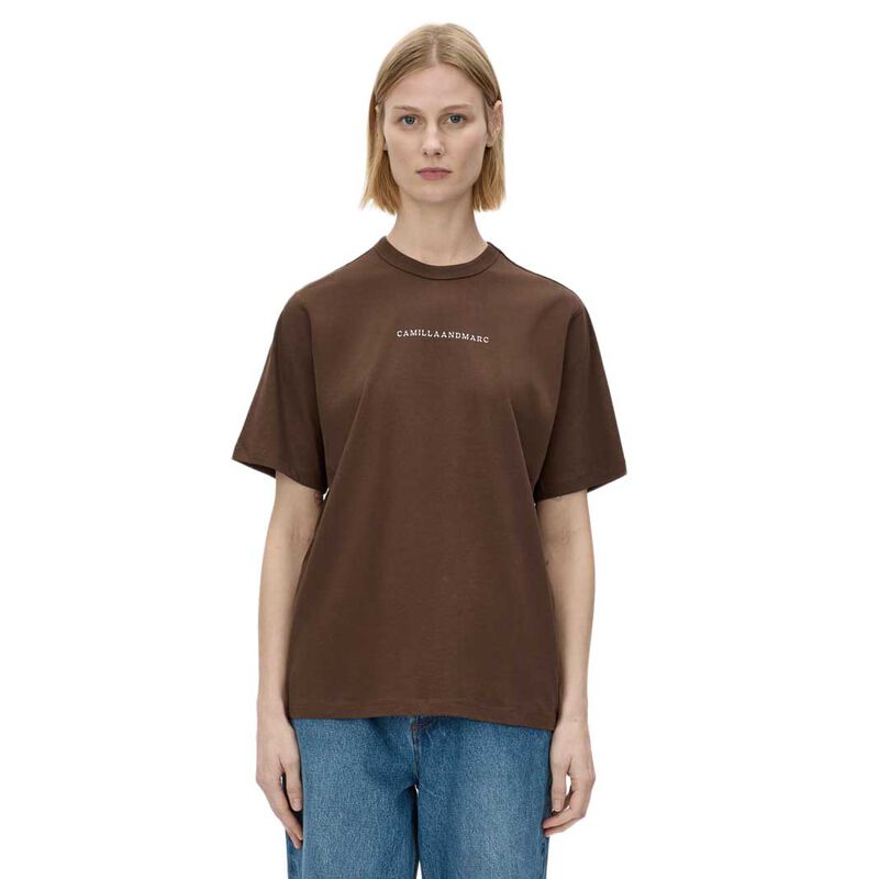 Camilla and Marc | Suvero Logo Tee | Chocolate | Palm Boutique