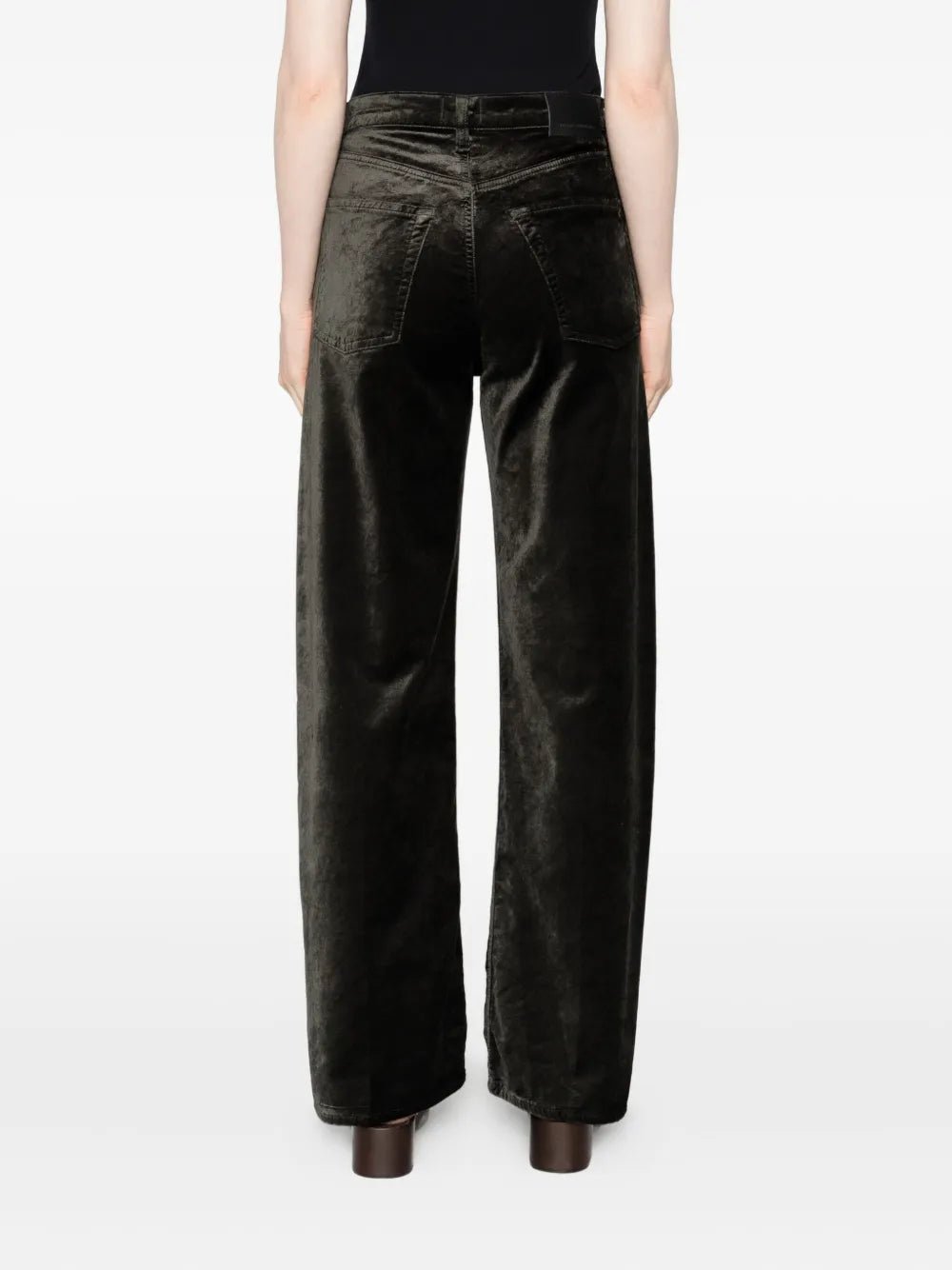 Citizens of Humanity | Ayla Baggy Velvet | Olive Leaf | Palm Boutique