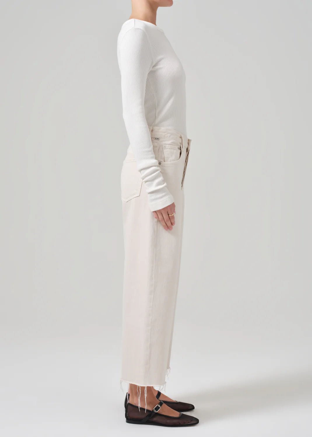 Citizens of Humanity | Ayla Raw Crop | Almondette | Palm Boutique