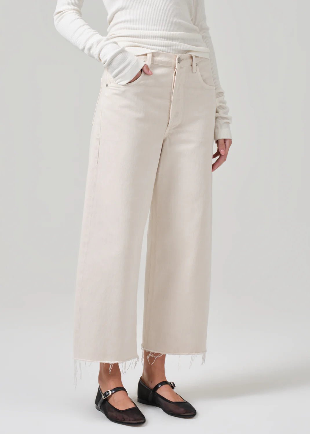 Citizens of Humanity | Ayla Raw Crop | Almondette | Palm Boutique