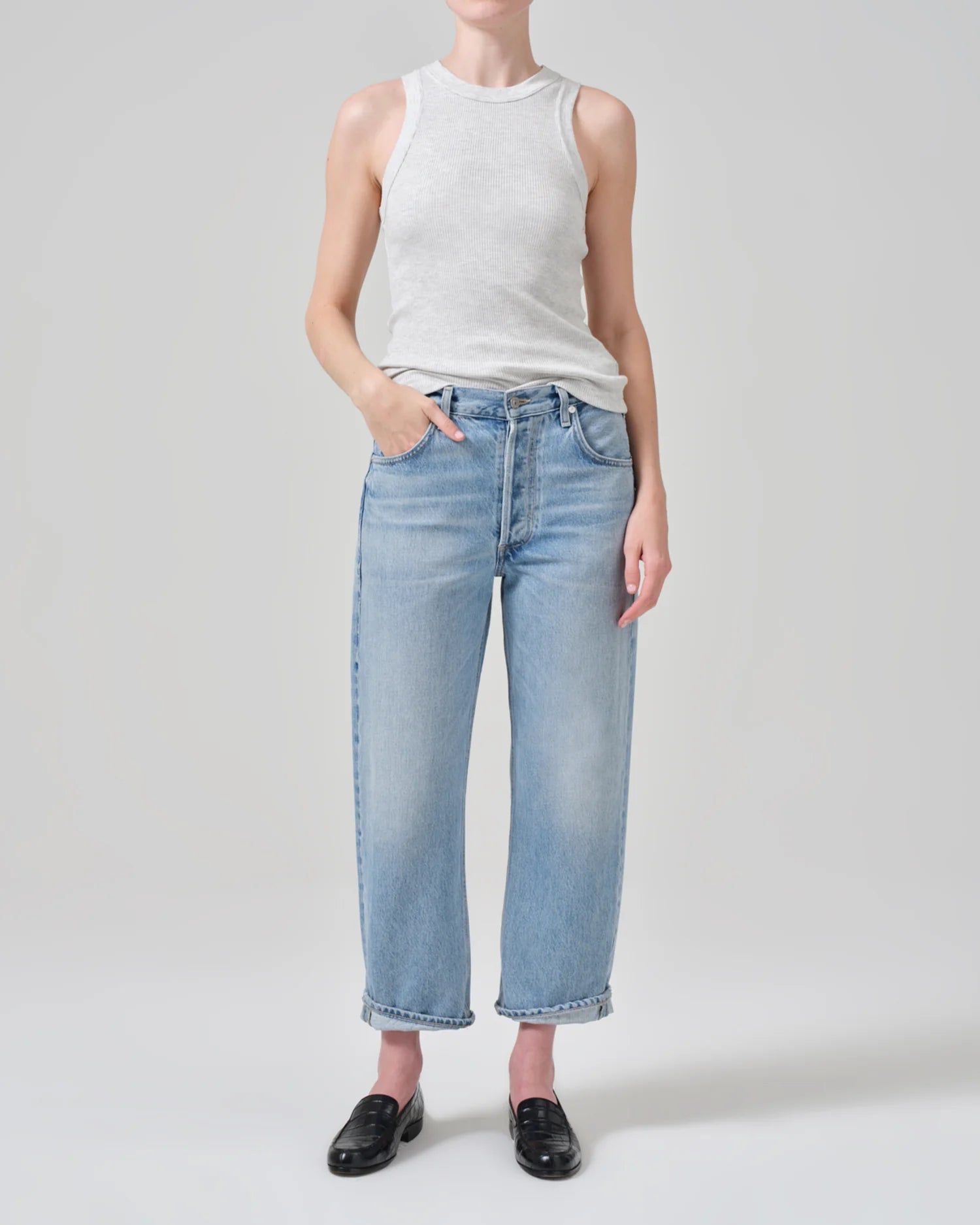 Citizens of Humanity | Isabel Tank | Heather Grey | Palm Boutique