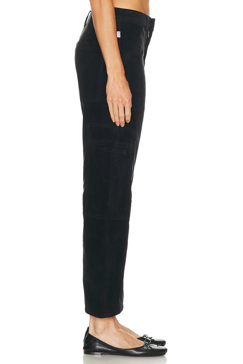 Citizens of Humanity | Marcelle Low Slung Cord Cargo | Charcoal | Palm Boutique