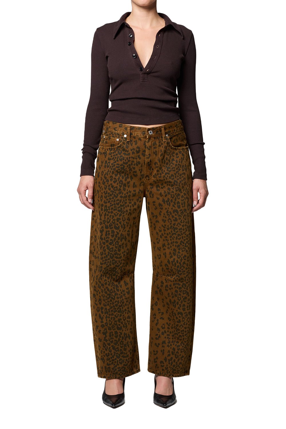 Citizens of Humanity | Miro Long | Sepia Cheetah | Palm Boutique