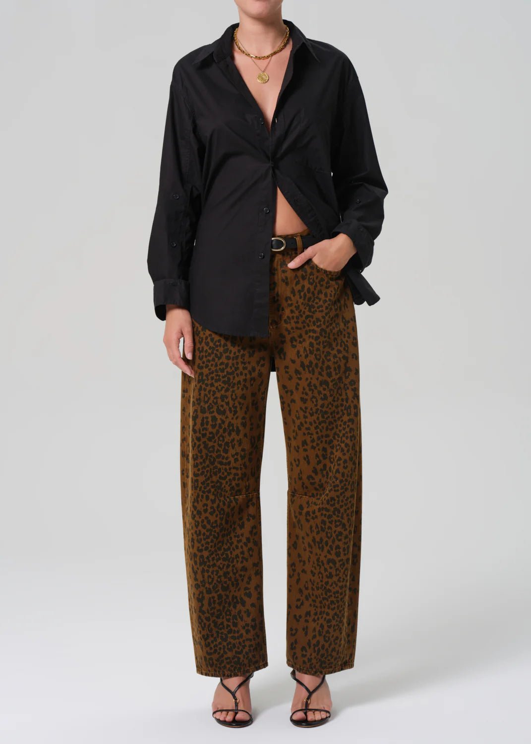 Citizens of Humanity | Miro Long | Sepia Cheetah | Palm Boutique