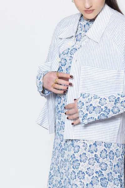 Company Of Strangers | Admiration Shirt | White Stripe | Palm Boutique