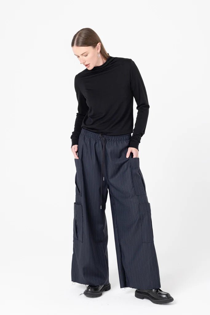 Company Of Strangers | Boredroom Trackie | Charcoal Stripe | Palm Boutique