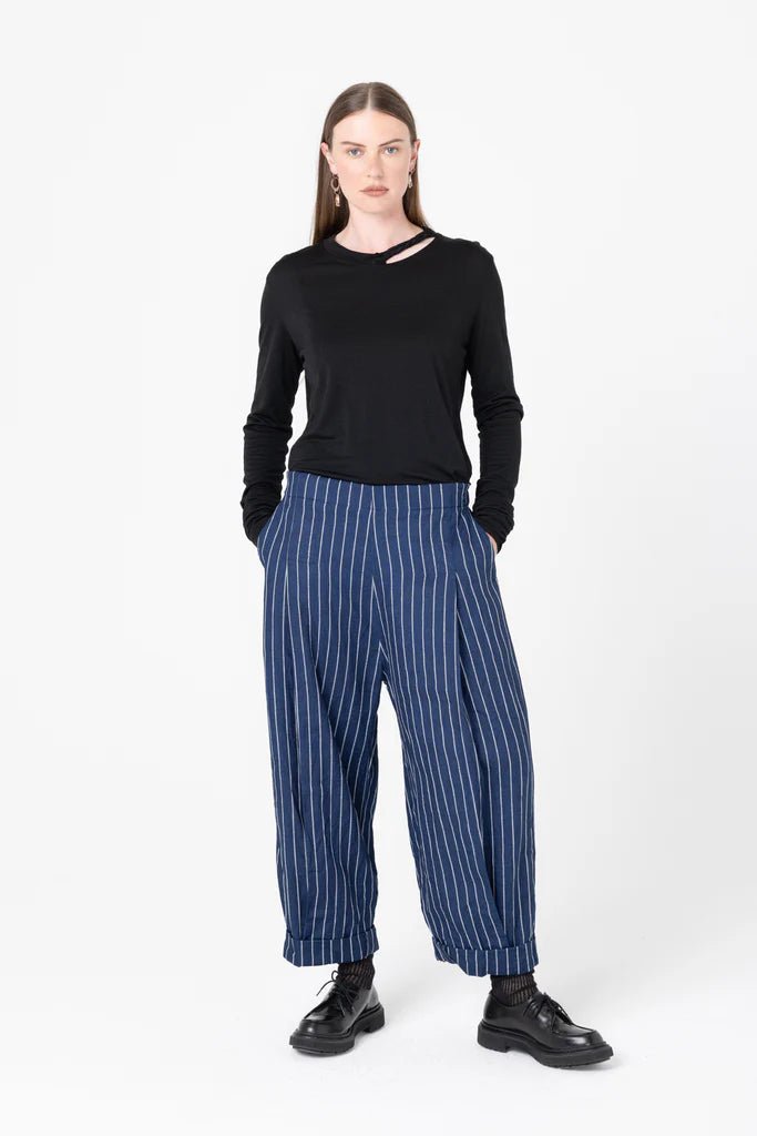 Company Of Strangers | Calibrate Pant | Denim Stripe | Palm Boutique