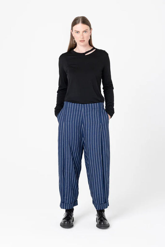 Company Of Strangers | Calibrate Pant | Denim Stripe | Palm Boutique
