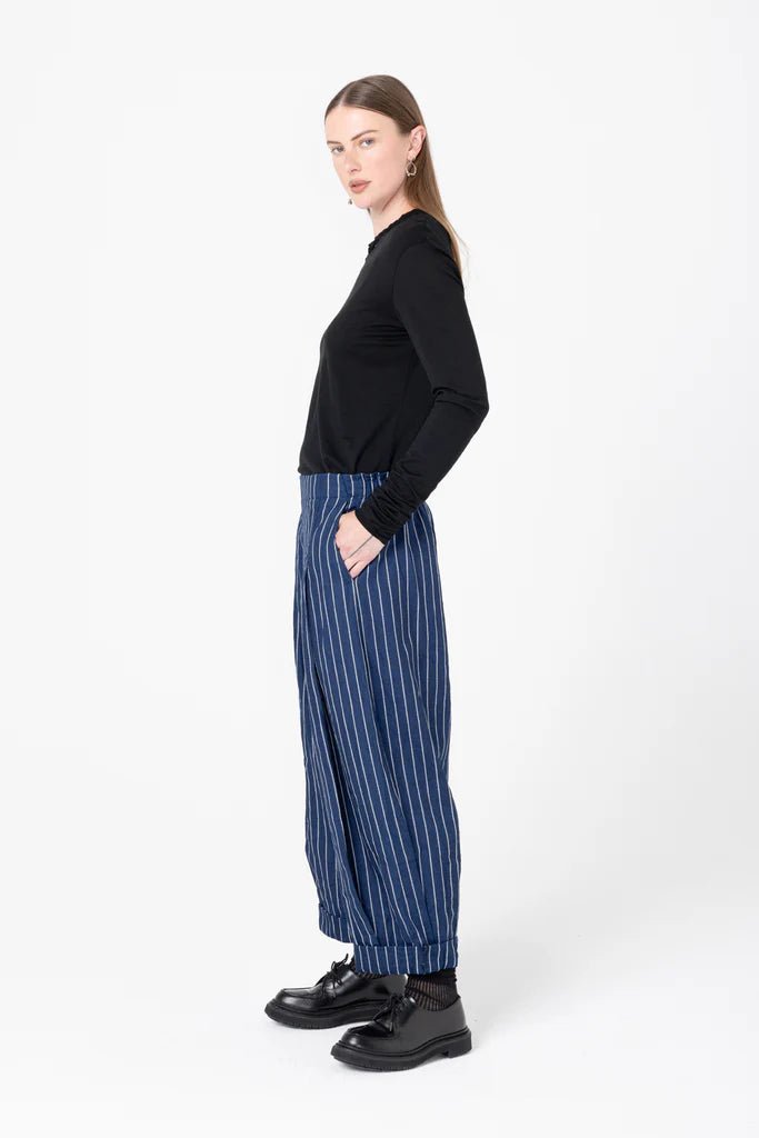 Company Of Strangers | Calibrate Pant | Denim Stripe | Palm Boutique