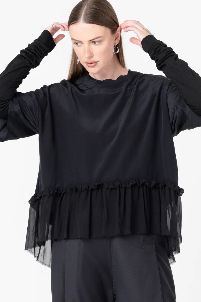 Company Of Strangers | Connection Tee | Black Silk | Palm Boutique