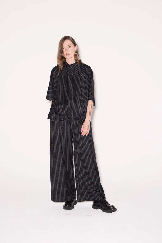 Company Of Strangers | Equal Top | Black Pinstripe | Palm Boutique