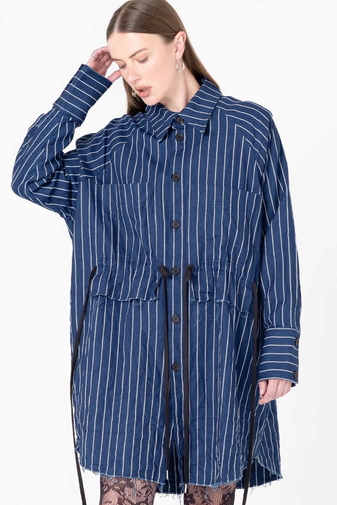 Company Of Strangers | Facts Shirtdress | Denim Stripe | Palm Boutique