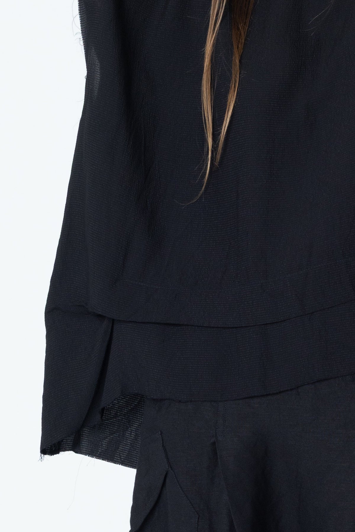 Company Of Strangers | Fold Tank | Black Seersucker | Palm Boutique