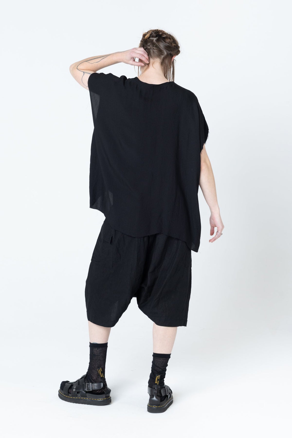 Company Of Strangers | Fold Tank | Black Seersucker | Palm Boutique