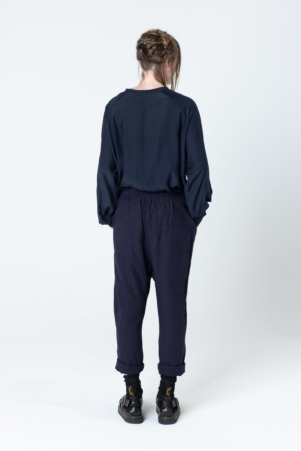 Company Of Strangers | Glaze Trackie Linen | Ink | Palm Boutique