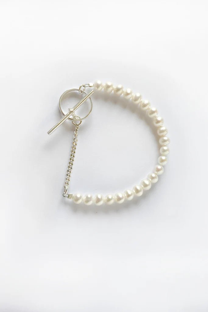 Company of Strangers Jewellery | Cherish Bracelet | White Pearls | Palm Boutique