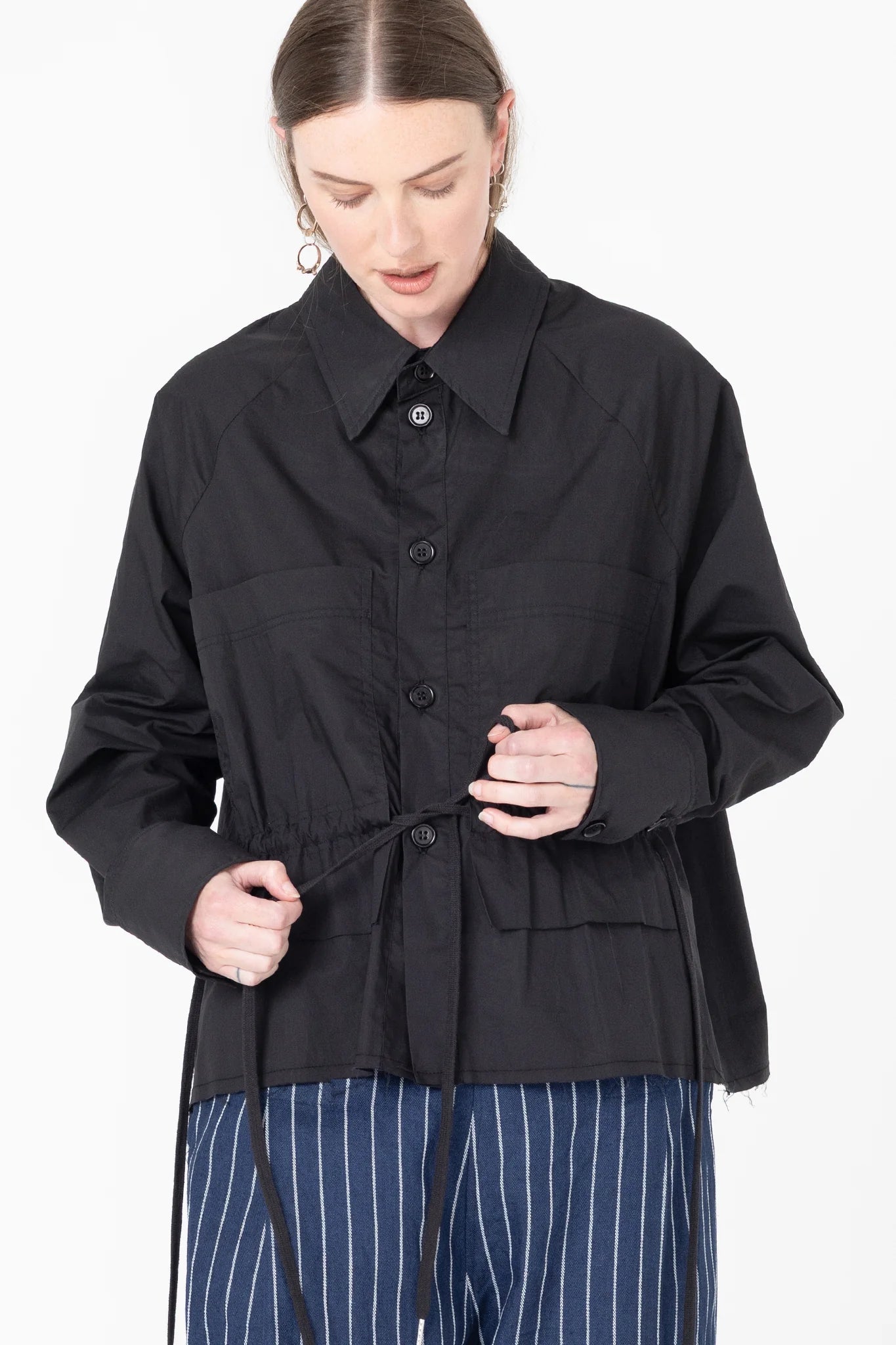 Company Of Strangers | Line One Shirt | Black | Palm Boutique