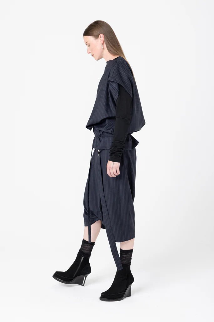 Company Of Strangers | Mirror Top | Charcoal Stripe | Palm Boutique