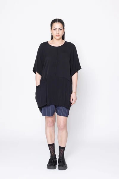 Company Of Strangers | Panic Tee | Black Twill | Palm Boutique