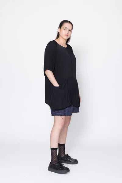 Company Of Strangers | Panic Tee | Black Twill | Palm Boutique
