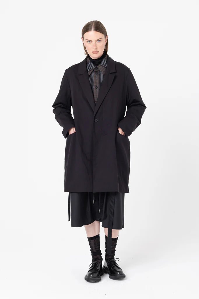 Company Of Strangers | Powersuit Jacket | Black Twill | Palm Boutique