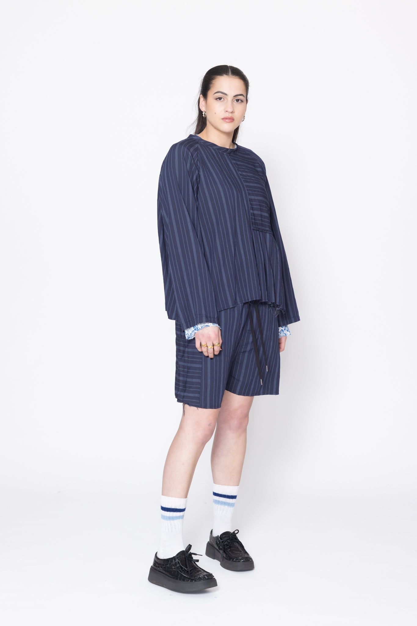 Company Of Strangers | Sting Sweater | Navy Stripe | Palm Boutique