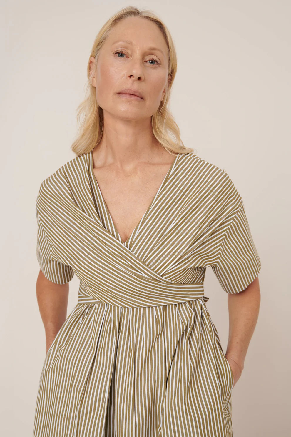 Composer Dress | Treetop Stripe