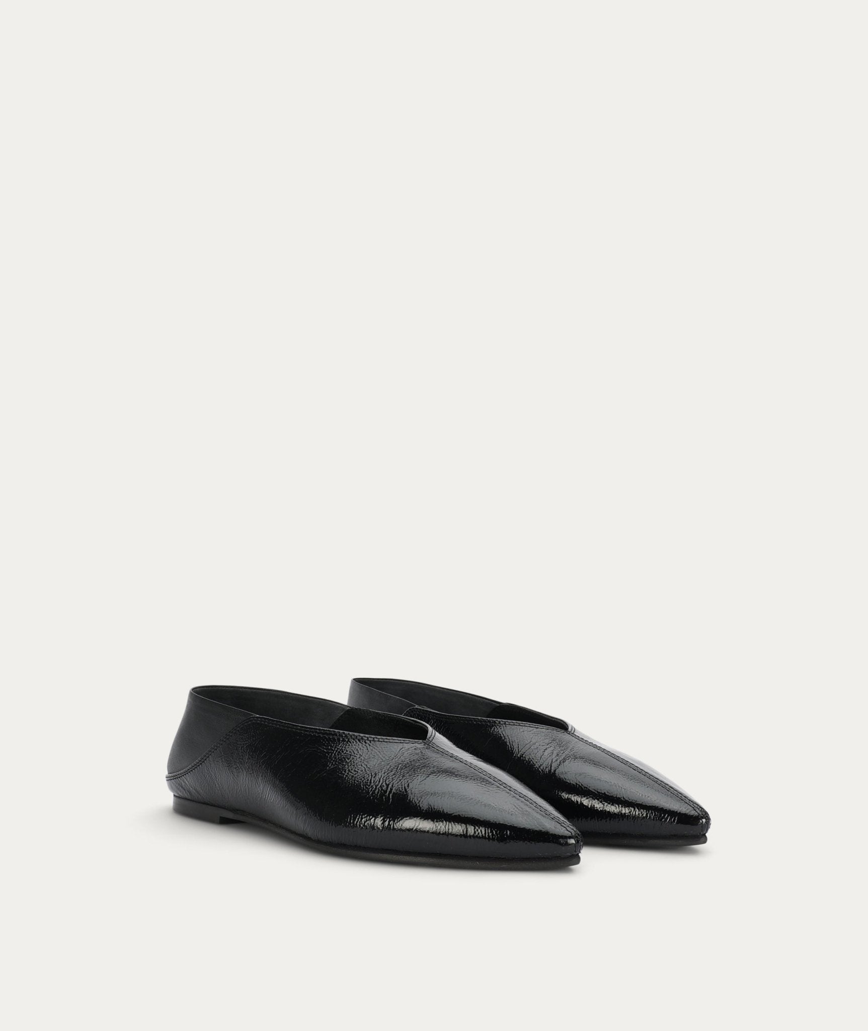 Deadly Ponies | Epona Flat | Black Patent | Palm Boutique