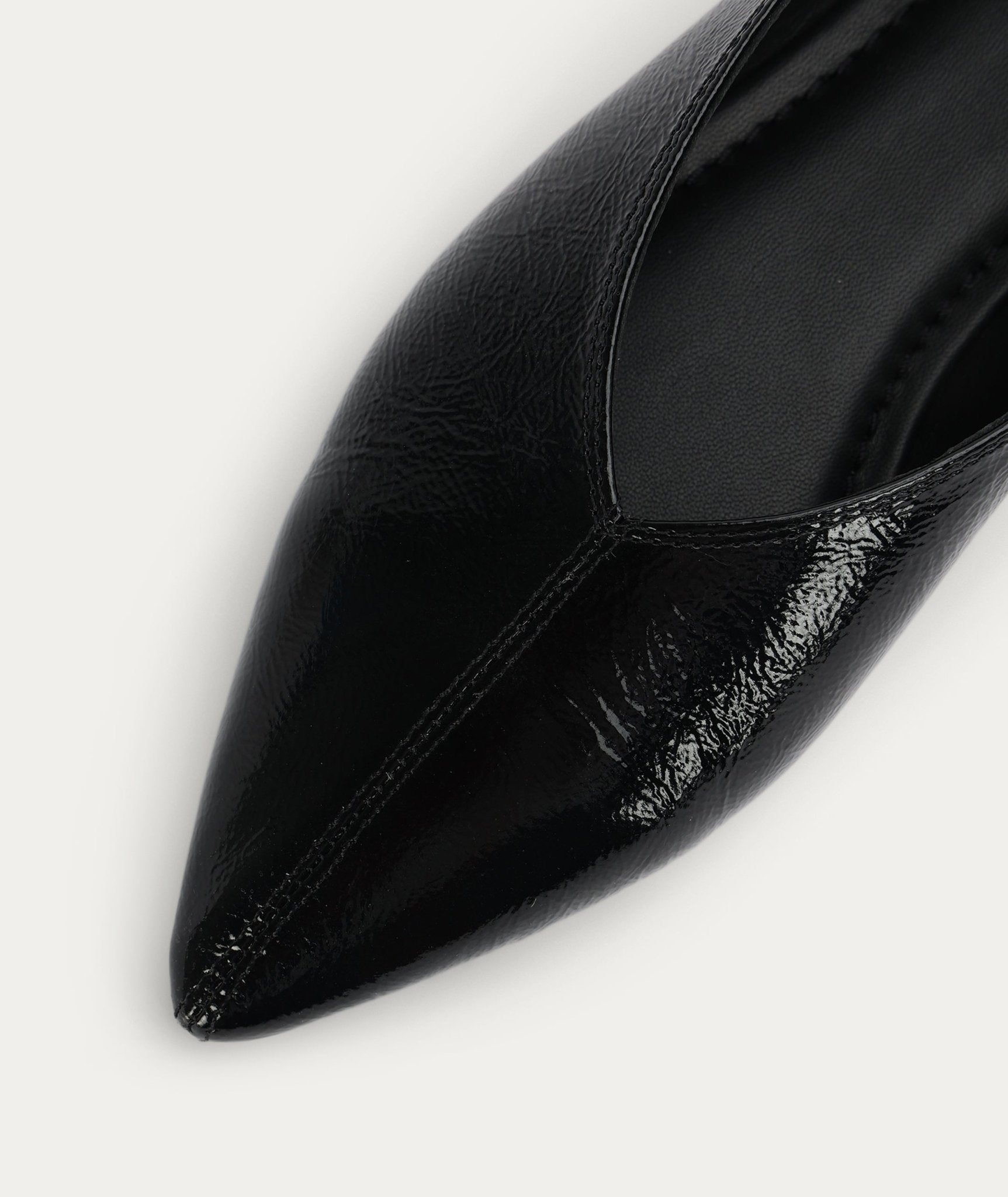 Deadly Ponies | Epona Flat | Black Patent | Palm Boutique