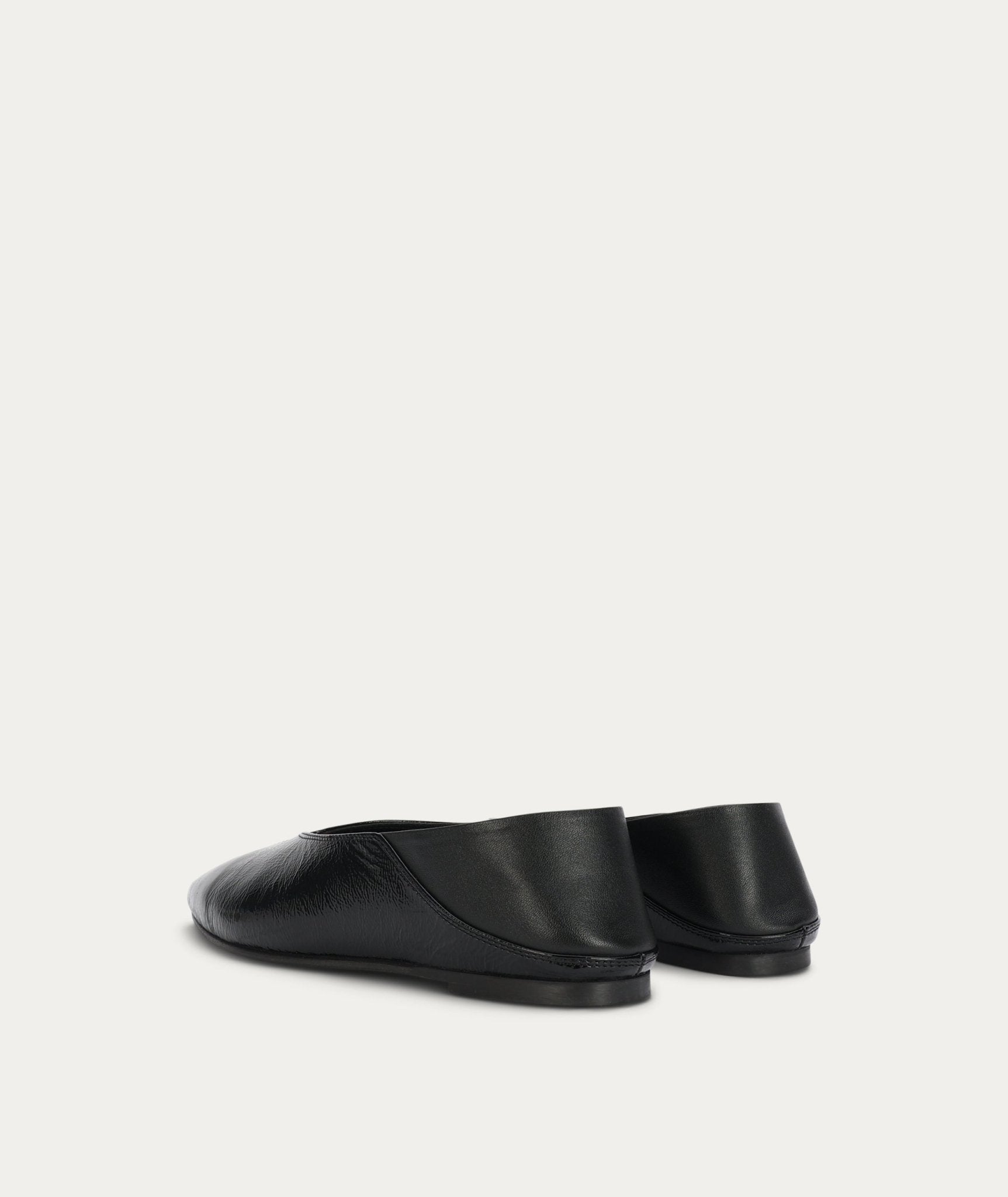 Deadly Ponies | Epona Flat | Black Patent | Palm Boutique