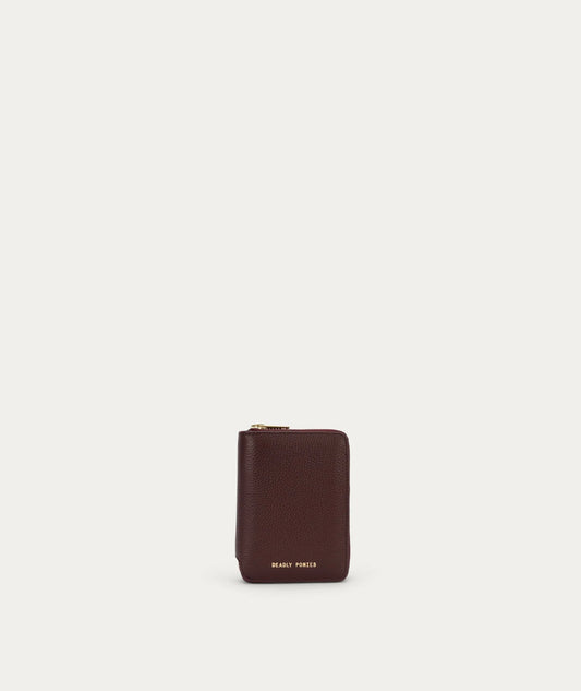 Deadly Ponies | Mini Wallet | Dark Cherry | Palm Boutique