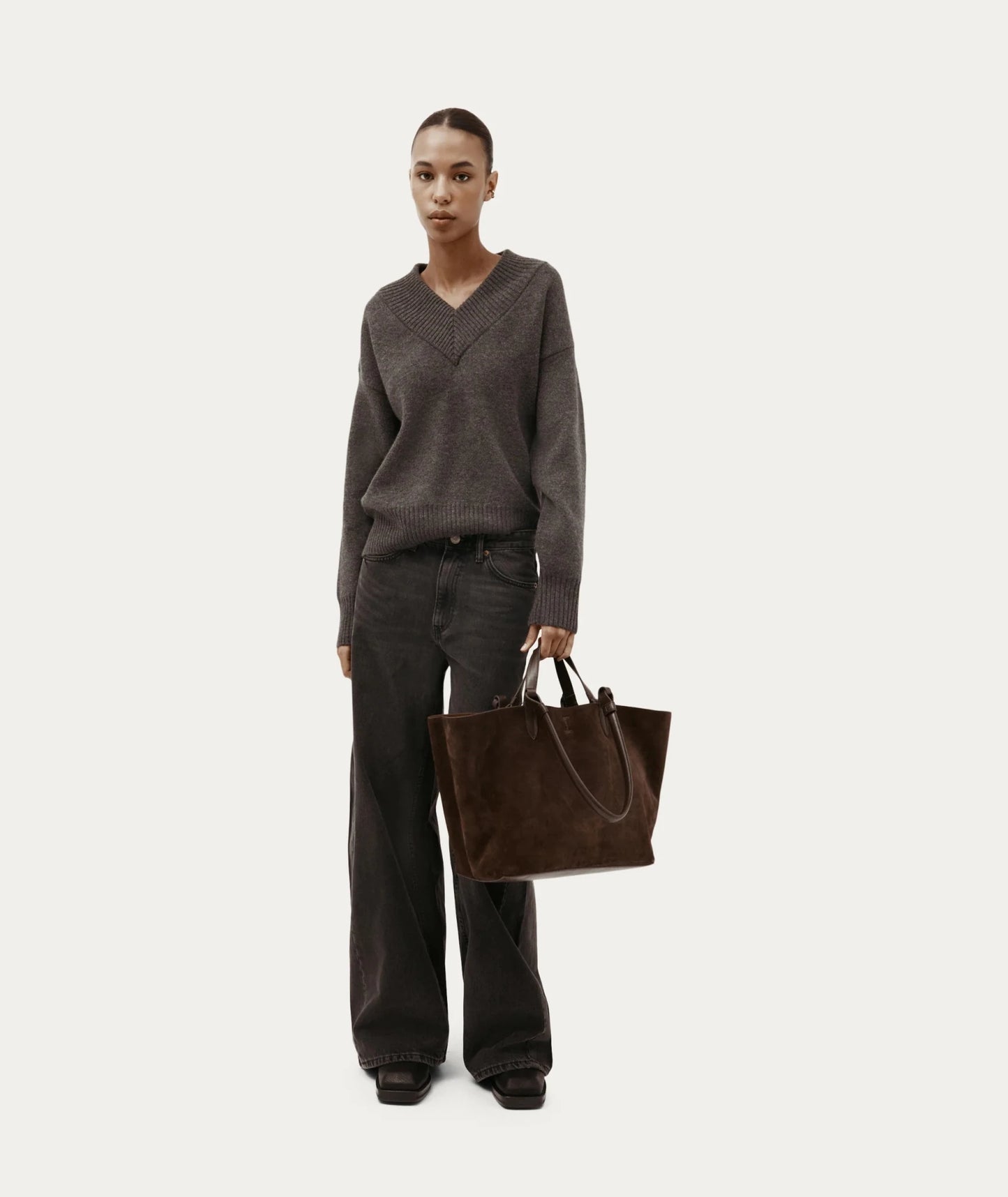 Deadly Ponies | Mr Bandit Tote Maxi | Java Suede | Palm Boutique