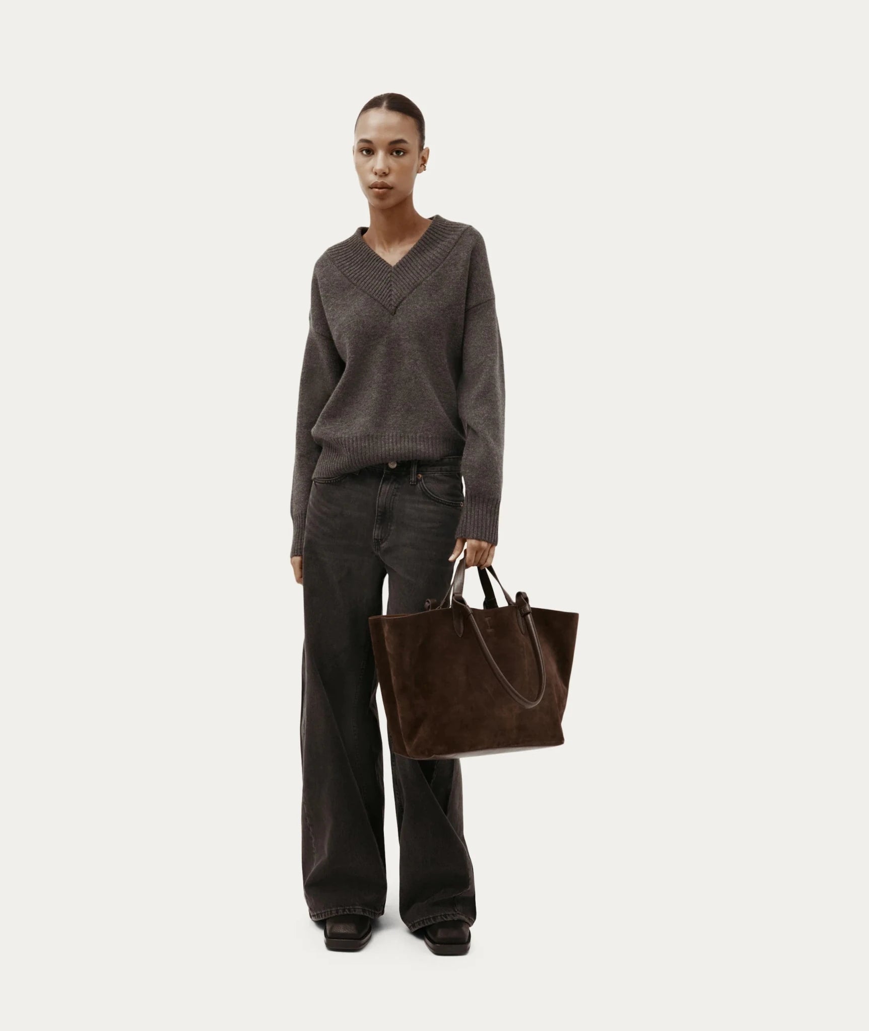 Deadly Ponies | Mr Bandit Tote Maxi | Java Suede | Palm Boutique