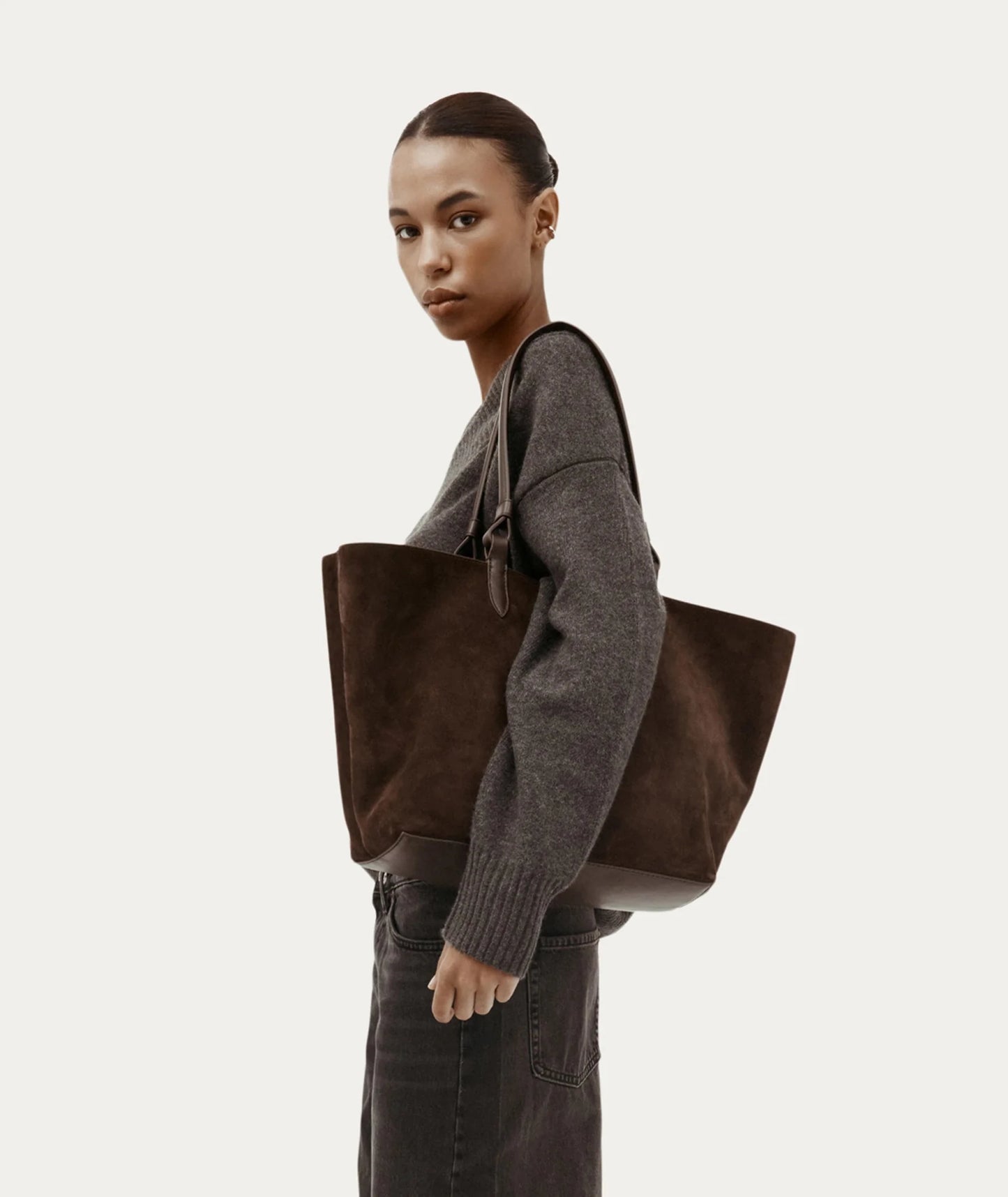 Deadly Ponies | Mr Bandit Tote Maxi | Java Suede | Palm Boutique