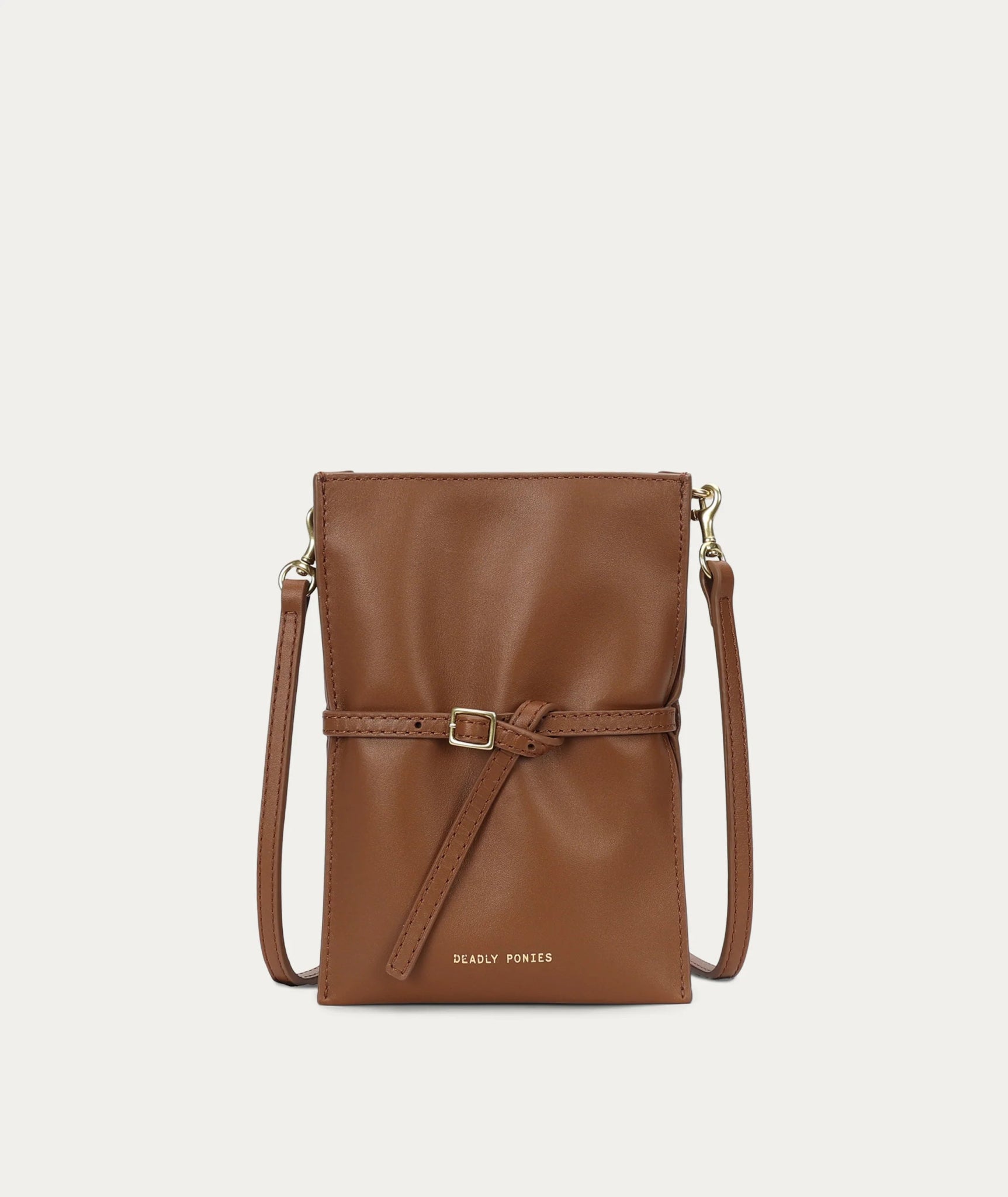 Deadly Ponies | Mr Penny Pouchette | Driftwood (ironed calf) | Palm Boutique