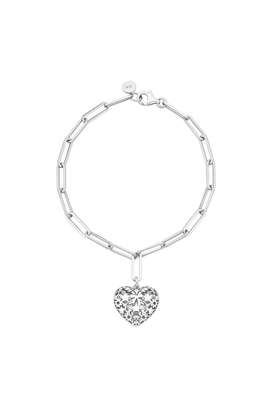 Heart Thrills Bracelet | Silver
