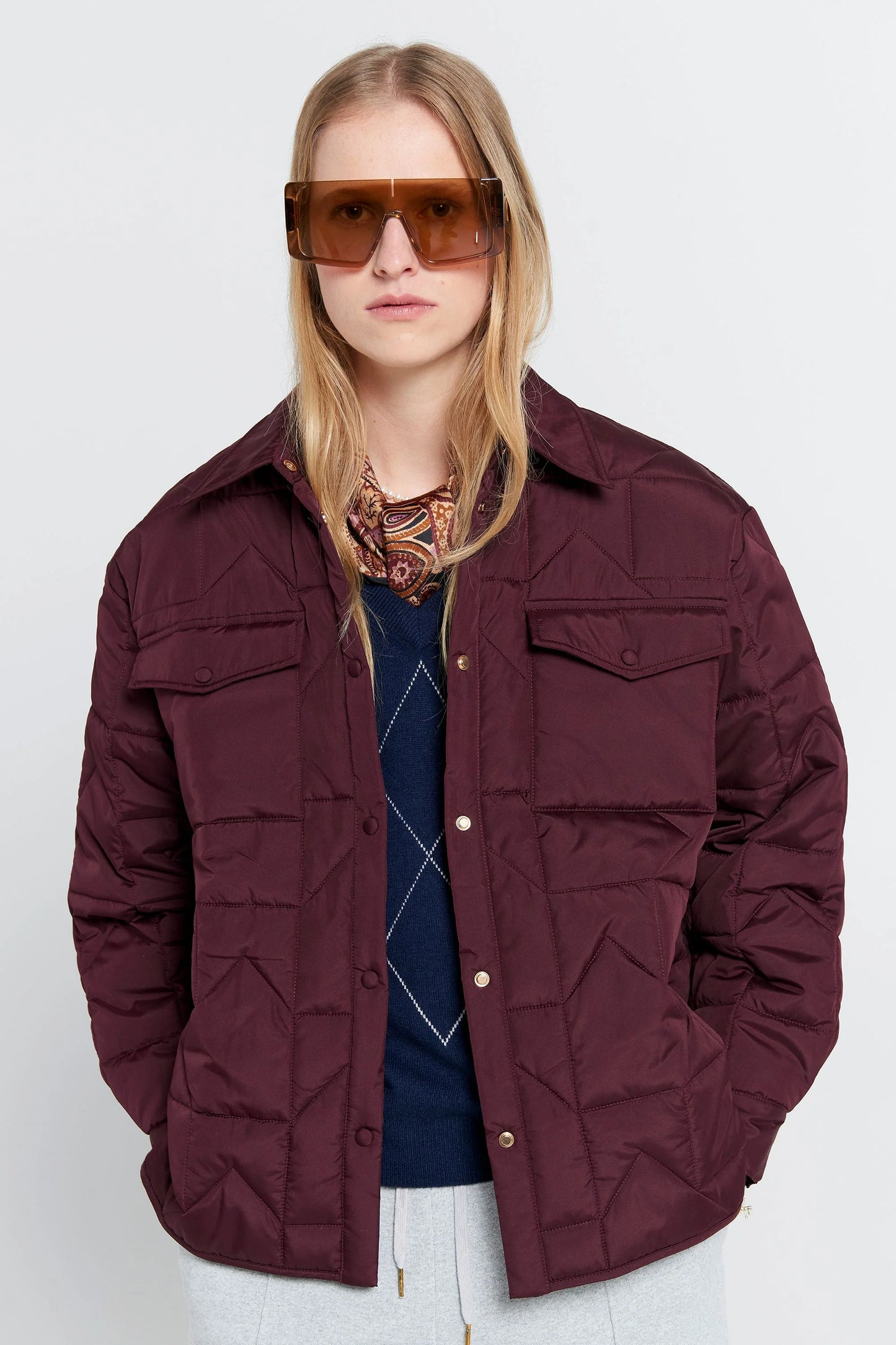 Crest Jacket | Merlot
